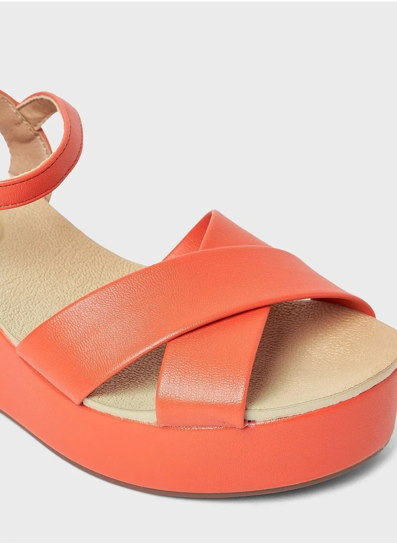 بيرا ريو Multi Strap  Wedge Sandals