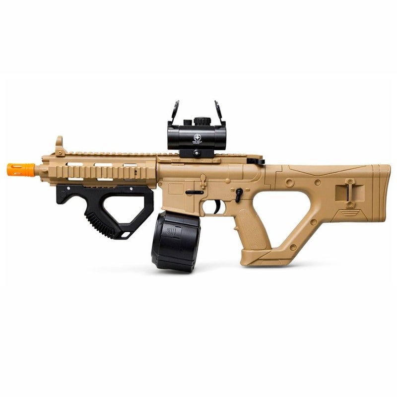 Tactical Assault Toy Gun with Drum Magazine Safe Shell Firing Blaster - Image 1