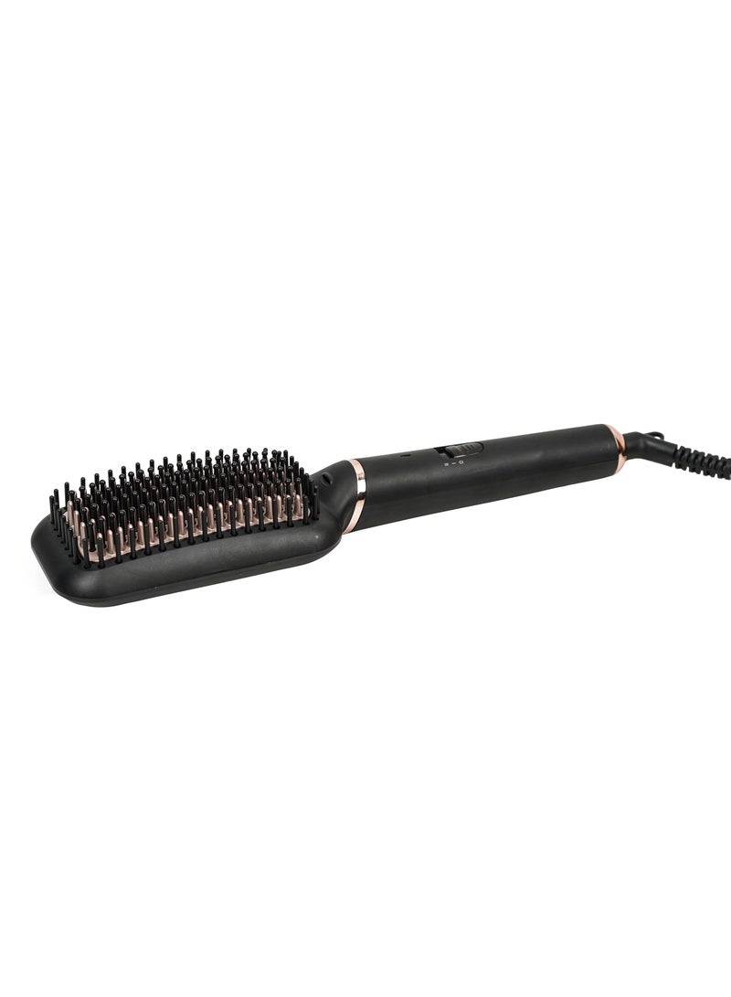 TELFORD Professional Hair Straightening with argan oil infused gold ceramic bristles Model : HSB-302 - Image 4