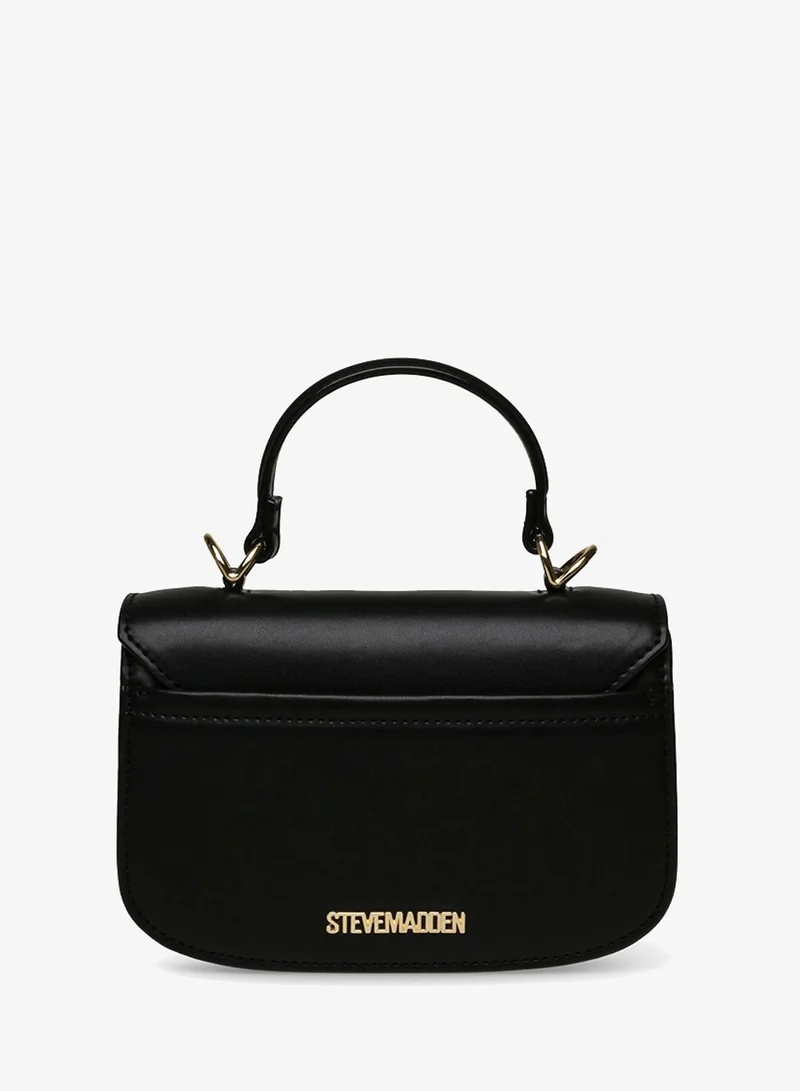 ستيف مادن Steve madden inque women's black/gold clutch