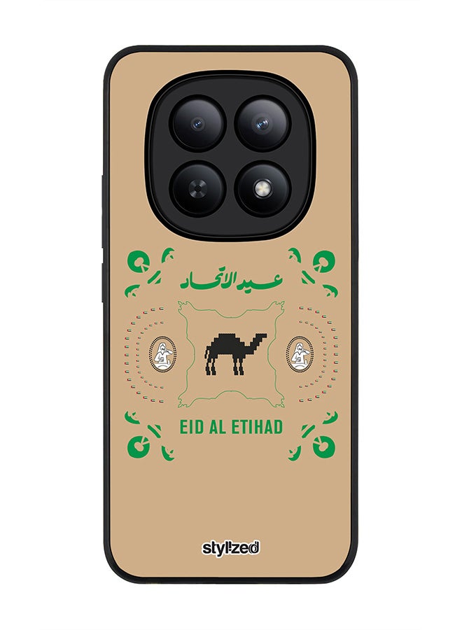 For Xiaomi Redmi Note 15 5G / Poco M8 Case,Slim fit Camera Protection, Shockproof Thin Phone cover  - Eid Al Etihad 53 National Day Beige