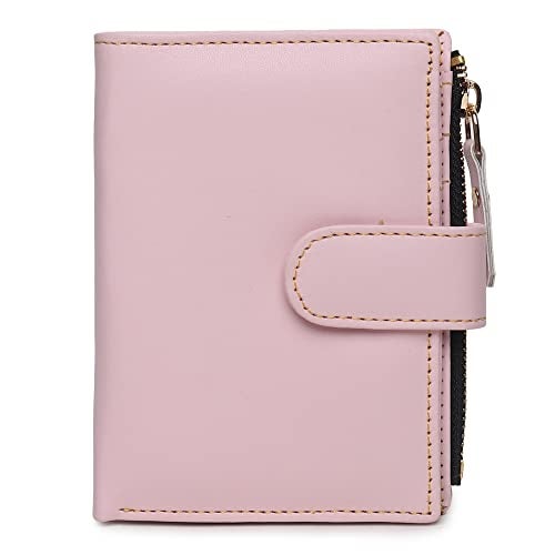 SAMTROH Small Women's Wallet -PU Leather Multi Wallets | Credit Card Holder | Coin Purse Zipper -Small Secure Card Case/Gift Wallet for Women and Girls (Pink) - Image 5