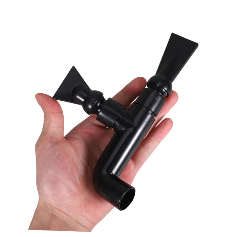 Double Nozzle Rotatable Outflow Fitting Plastic Aquarium Water Direction Control Accessory - Image 5