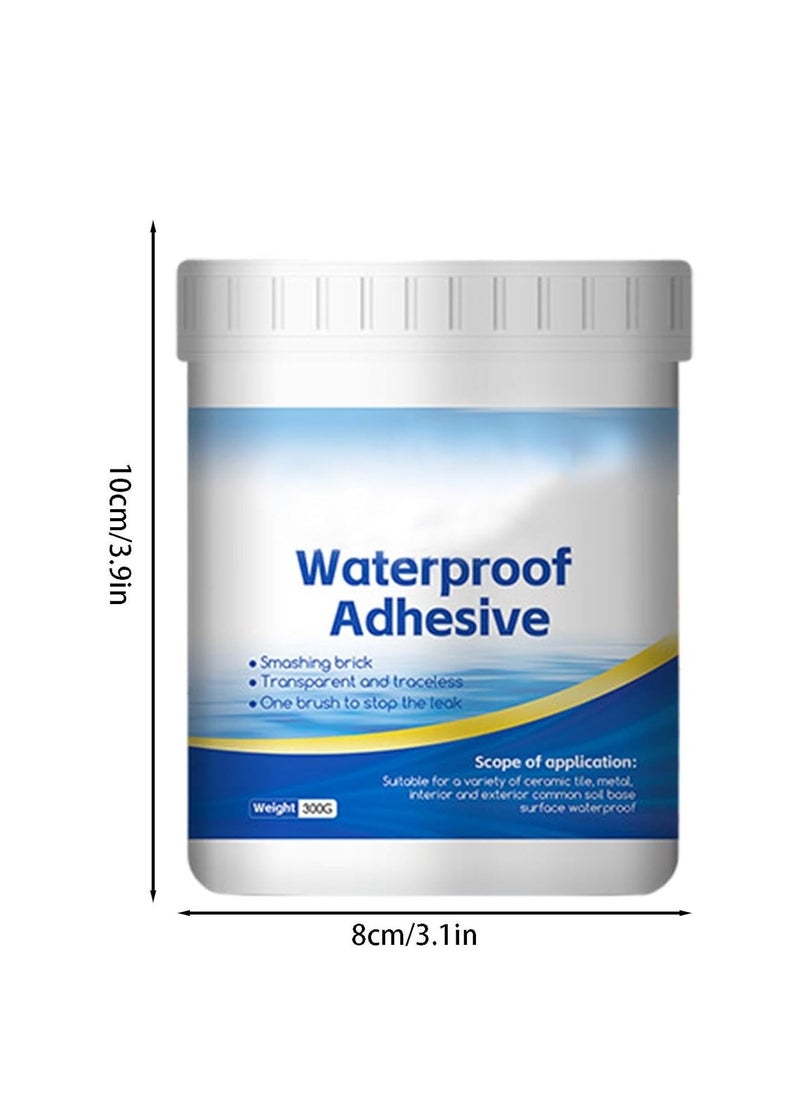 Generic Waterproof transparent sealant adhesive Liquied Paste 300g  + brush  - Image 2