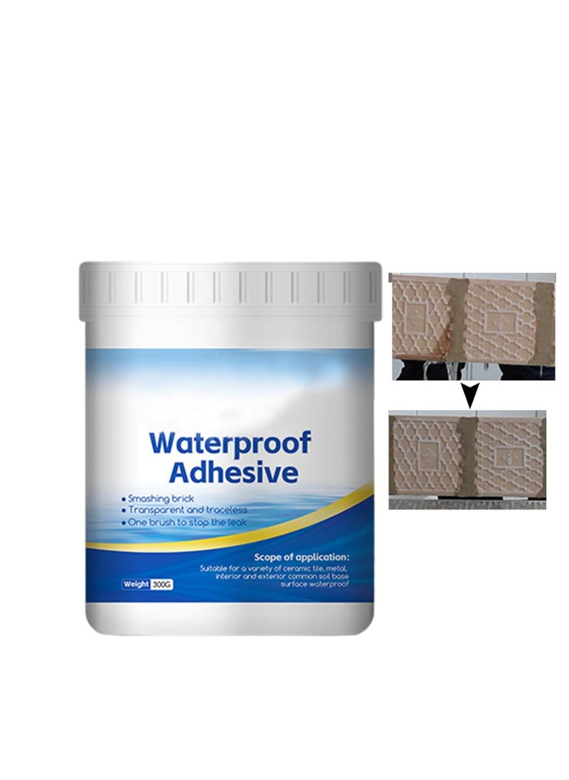 Generic Waterproof transparent sealant adhesive Liquied Paste 300g  + brush  - Image 3