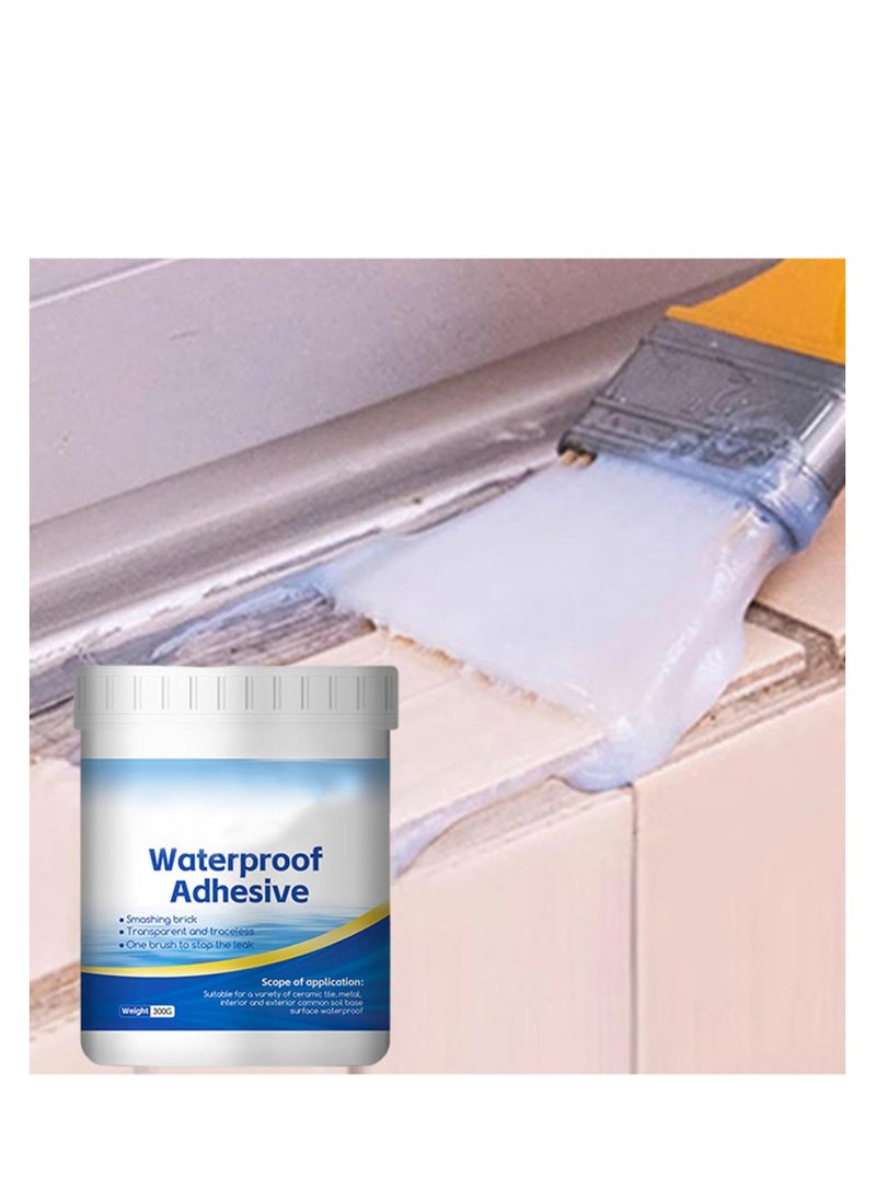 Generic Waterproof transparent sealant adhesive Liquied Paste 300g  + brush  - Image 4
