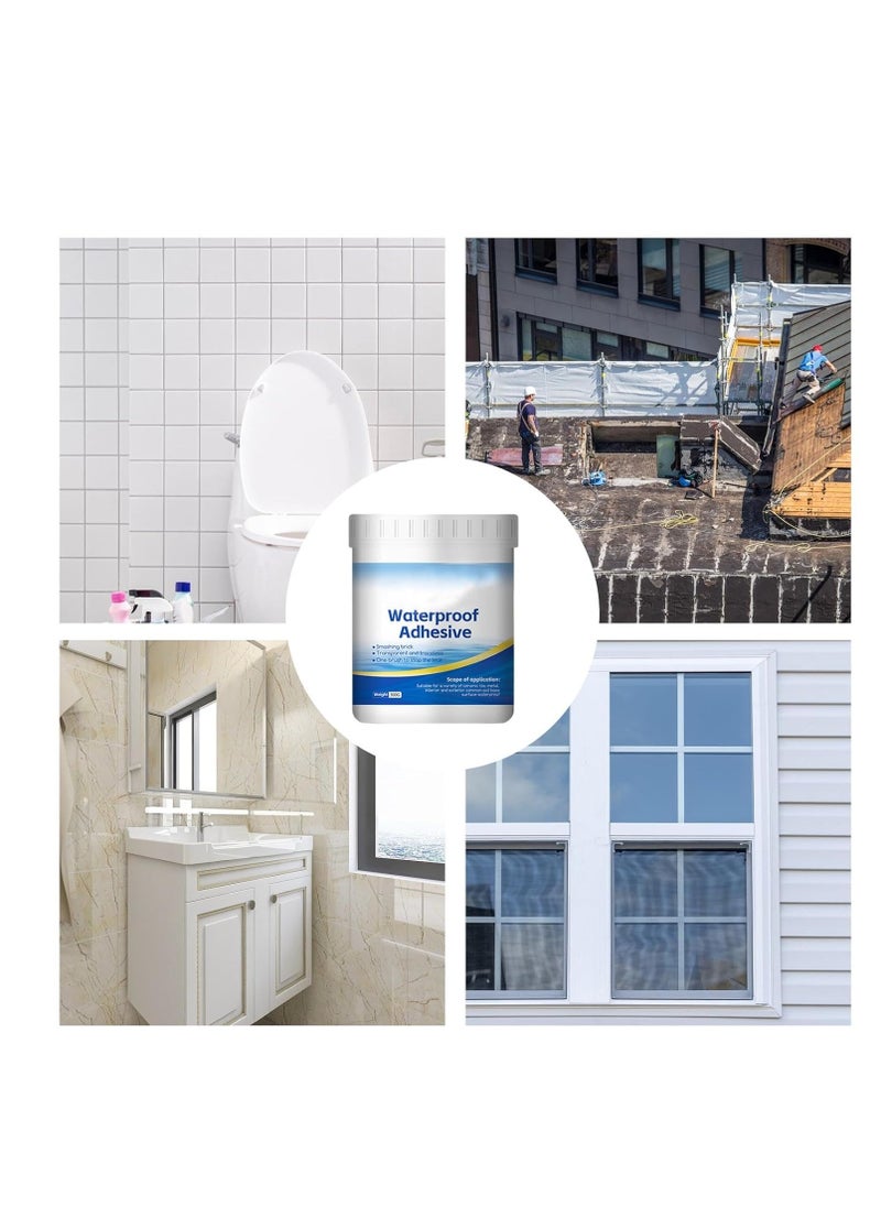 Generic Waterproof transparent sealant adhesive Liquied Paste 300g  + brush  - Image 5