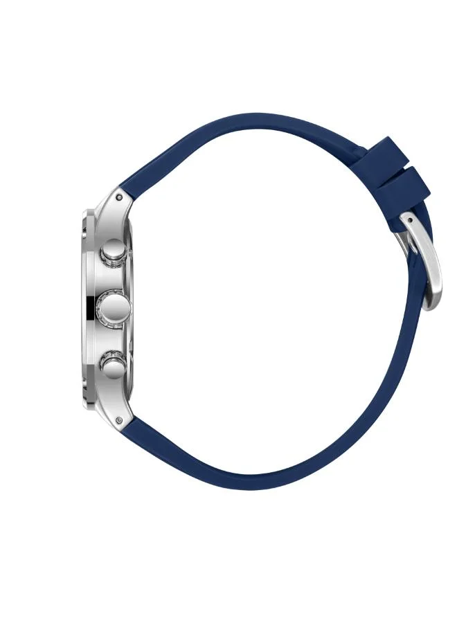 Lee Cooper Men's Multi Function Display Watch With Dark Blue Silicone Strap - LC08150.399