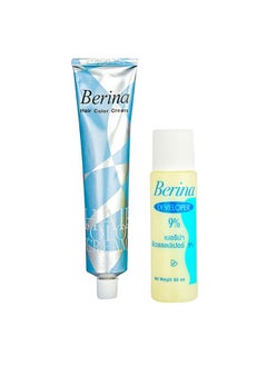 Berina Berina A21 Light Grey Silver Permanent Hair Dye Color Cream Unisex - Punk Style  - Image 3