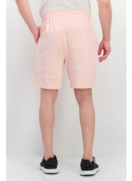 Sovereign Code Men Regular Fit Drawstring Textured Shorts, Pink  - Image 3