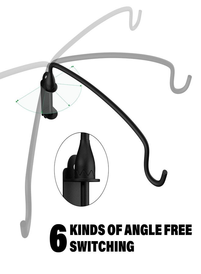 جاركوب حامل نباتات معلق شديد التحمل من جاركوب، خطافات تثبيت جدارية لتعليق مغذيات الطيور، حامل زهور، فوانيس معدنية مقاومة للصدأ، 12 بوصة - Image 2