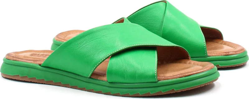 Fast Step Leather Women's Flat Slippers 657ZA2444