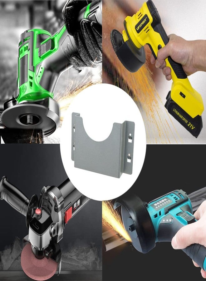 bjsdkff Angle Grinder Holder Tool Wall Mount Bracket, Angle Grinder Storage Rack for Angle Grinders, Cutters, Polishers, Impact Wrench Wall Holder 2 pieces - Image 5