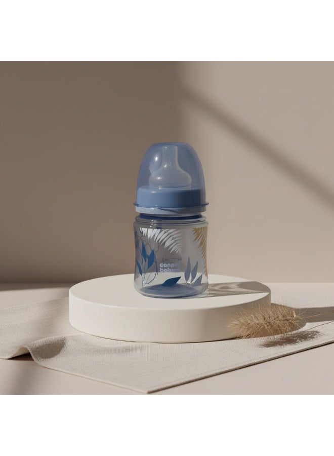 كانبول بيبز رضاعة كانبول بيبيز إيزى ستارت المضادة للمغص | تصميم أوراق زرقاء | 120 مل | من عمر حديثي الولادة | خالية من مادة BPA | حلمة سيليكون ناعمة | تدفق طبيعي - Image 5