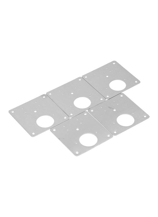 Thoraya 5 Sets Cabinet Hinge Repair Plate Stainless Steel Mounting Screws Door Hinge Repair Brackets  - Image 5