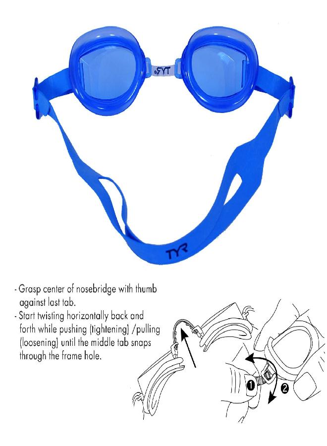 TYR Racetech Performance Goggle (Blue) - Image 3