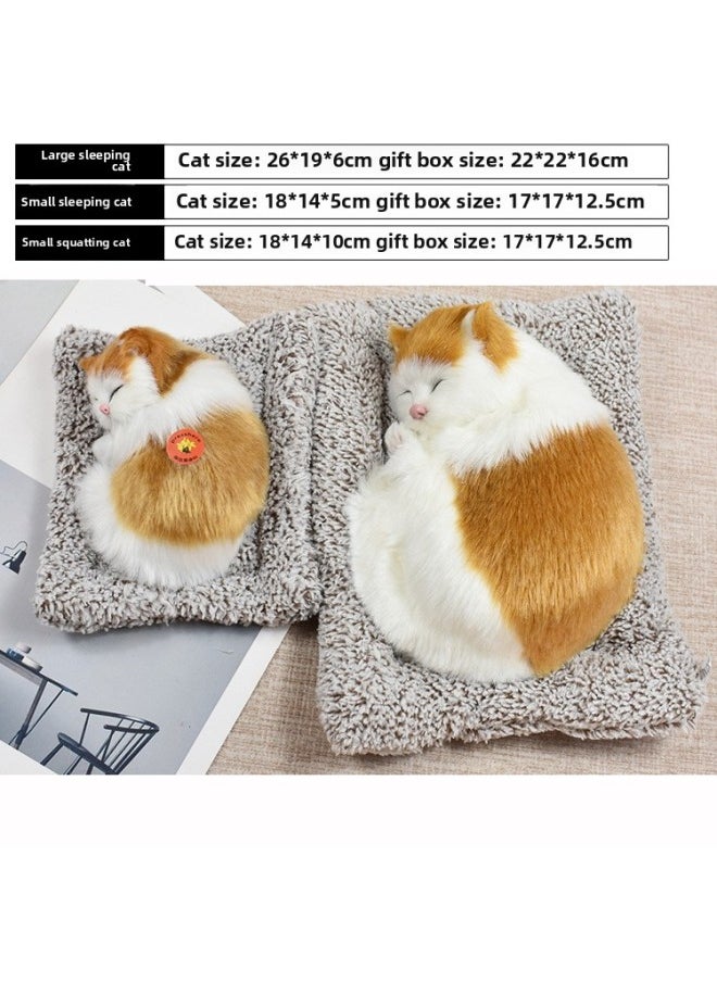 Net Red Charcoal Bag Simulation Cat Dog Fox Girl Heart Creative Use Walking Heart Valentine's Day Gift-Color:Large Bamboo Charcoal White Fox Not Called Transparent Gift Box With Lights