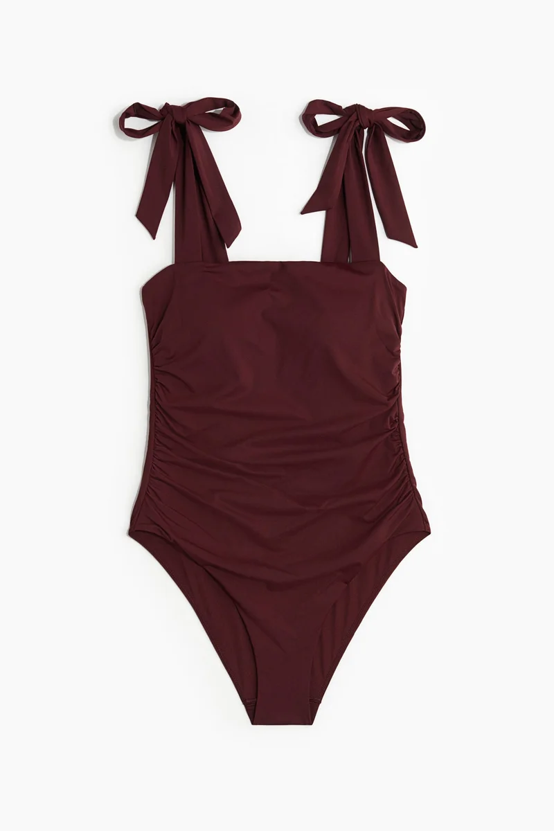 اتش اند ام Padded-cup Tie-strap swimsuit