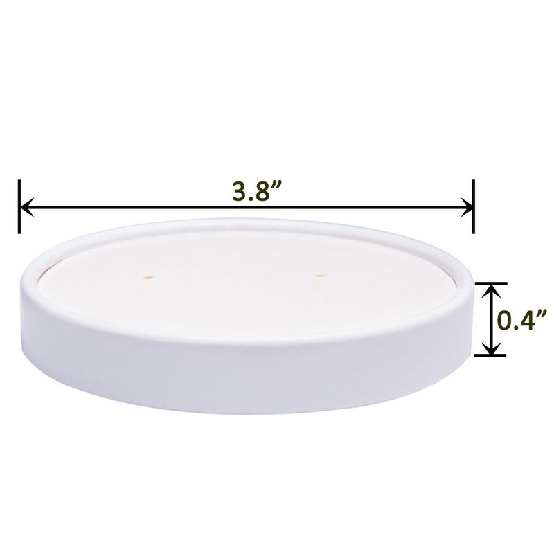 Belinlen 40 Count (16 oz) One - Pint Frozen Dessert Containers with Lids Ice Cream Cups with Lids - Image 4