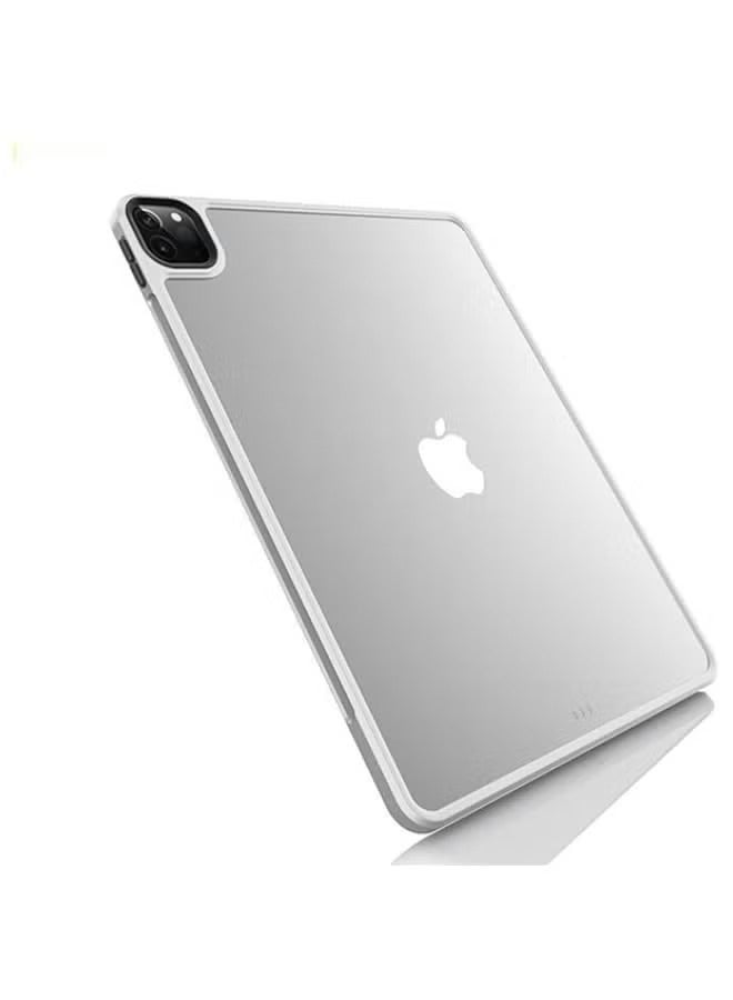 PROMASS iPad 10.2 Case iPad 9th Generation 2021/ iPad 8th/ iPad 7th Case Soft TPU Back Cover Skin Clear Ultra Slim Acrylic with Pencil Holder Magnetic Stand(iPad 7/8/9(10.2 inch),Transparent) - Image 1