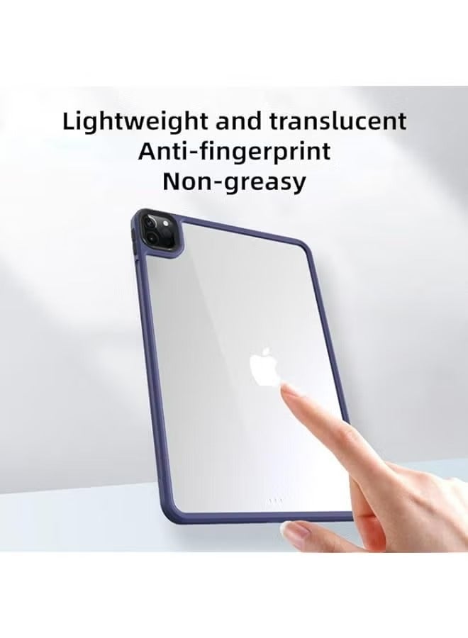 PROMASS iPad 10.2 Case iPad 9th Generation 2021/ iPad 8th/ iPad 7th Case Soft TPU Back Cover Skin Clear Ultra Slim Acrylic with Pencil Holder Magnetic Stand(iPad 7/8/9(10.2 inch),Transparent) - Image 2