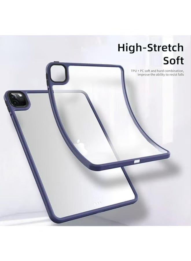 PROMASS iPad 10.2 Case iPad 9th Generation 2021/ iPad 8th/ iPad 7th Case Soft TPU Back Cover Skin Clear Ultra Slim Acrylic with Pencil Holder Magnetic Stand(iPad 7/8/9(10.2 inch),Transparent) - Image 3