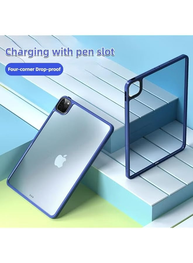 PROMASS iPad 10.2 Case iPad 9th Generation 2021/ iPad 8th/ iPad 7th Case Soft TPU Back Cover Skin Clear Ultra Slim Acrylic with Pencil Holder Magnetic Stand(iPad 7/8/9(10.2 inch),Transparent) - Image 4