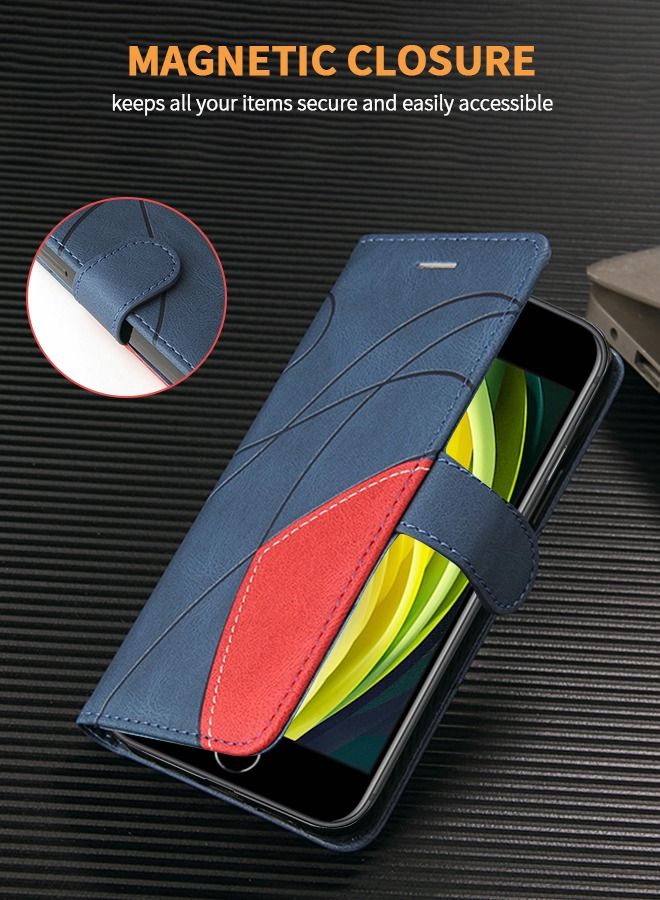 GROIC Wallet Case for iPhone SE 2022/ iPhone SE 2020/iPhone 8/iPhone 7, PU Leather Folio Cover Flip Folding Case with Clip Holder Magnetic Closure Flip Phone Case for iPhone SE3 - Image 4