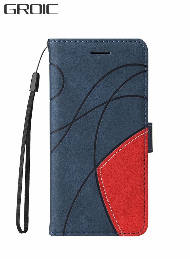 GROIC Wallet Case for iPhone SE 2022/ iPhone SE 2020/iPhone 8/iPhone 7, PU Leather Folio Cover Flip Folding Case with Clip Holder Magnetic Closure Flip Phone Case for iPhone SE3 - Image 1