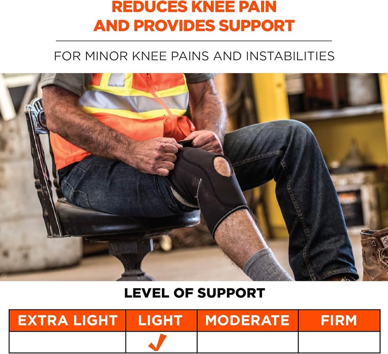 Ergodyne ProFlex 615 Knee Sleeve Black Medium - Image 2