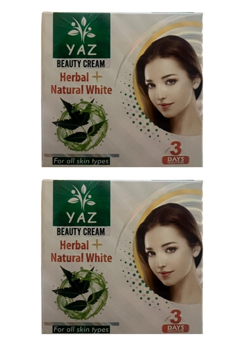 YAZ Beauty Cream Herbal + Natural White 2 pcs