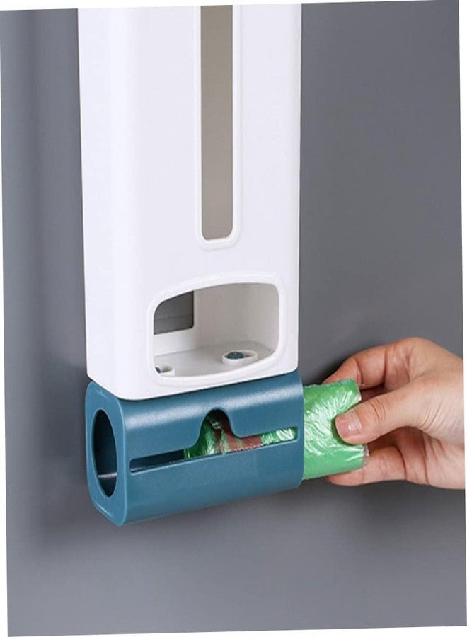 AMIQUS Garbage Bag Storage Box with Roll Dispenser No Drill Wall Mounted Plastic Trash Bag Organizer for Kitchen Bathroom Office Home Use 1 Pc Pack Wall Fixing Free Easy Install Storage Organizer Pack - Image 3