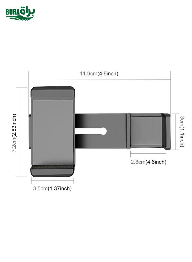 BURAQ PULUZ Smartphone Fixing Clamp 1/4 inch Holder Mount Bracket for DJI OSMO Pocket / Pocket 2 - Image 4