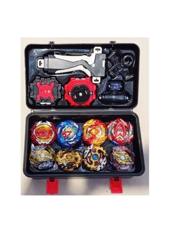 NEW Burst Turbo Set,  Bey  Spinner with Box Metal Fusion and Launcher Handle,  Turbo Set, Gift for Children from 6 Years  - Image 1