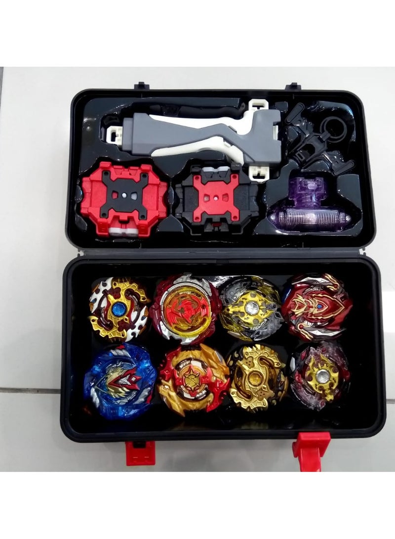 NEW Burst Turbo Set,  Bey  Spinner with Box Metal Fusion and Launcher Handle,  Turbo Set, Gift for Children from 6 Years  - Image 3