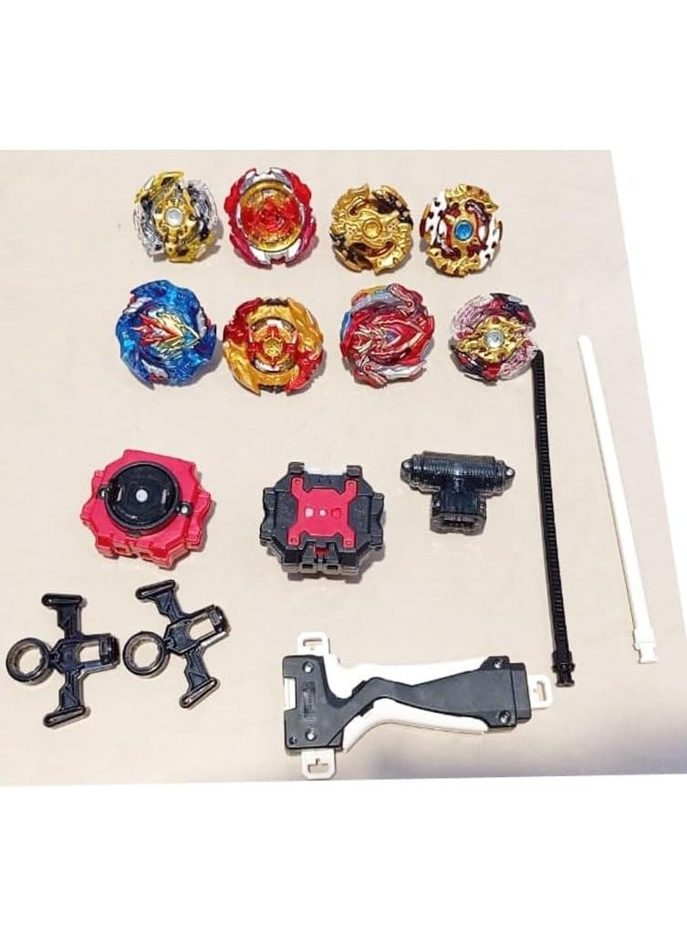 NEW Burst Turbo Set,  Bey  Spinner with Box Metal Fusion and Launcher Handle,  Turbo Set, Gift for Children from 6 Years  - Image 2