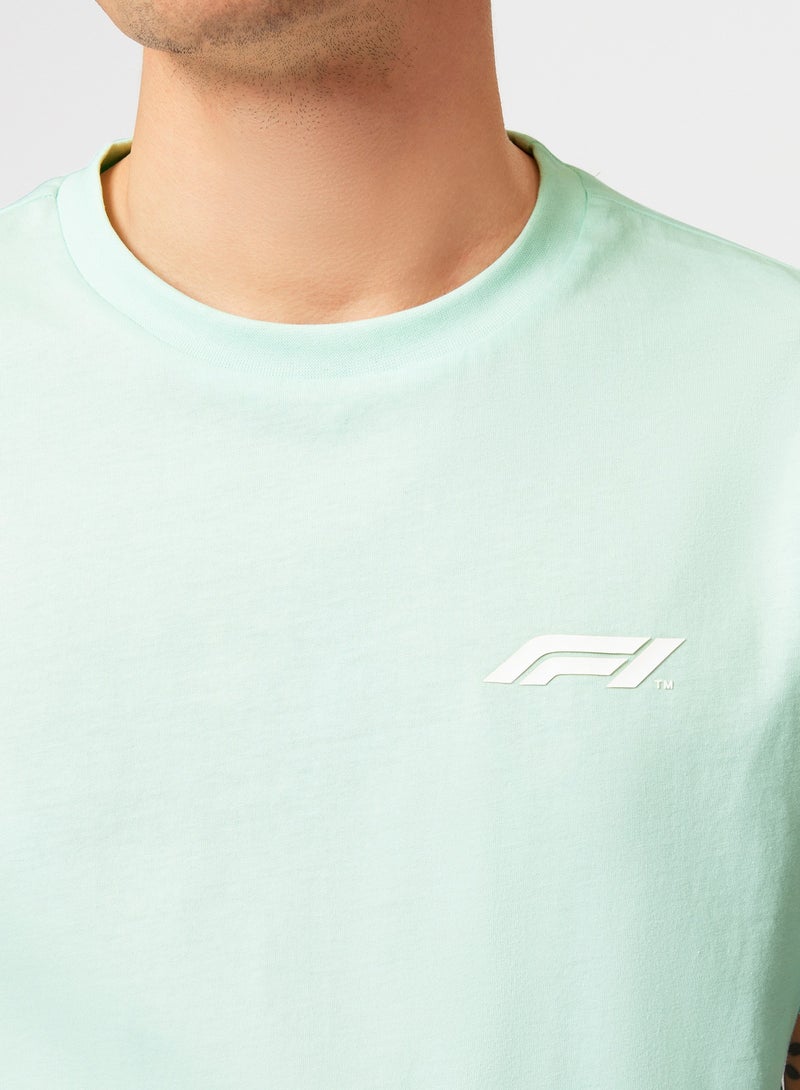 فورمولا1 رقبة مستديرة قصيرة الأكمام - Image 3