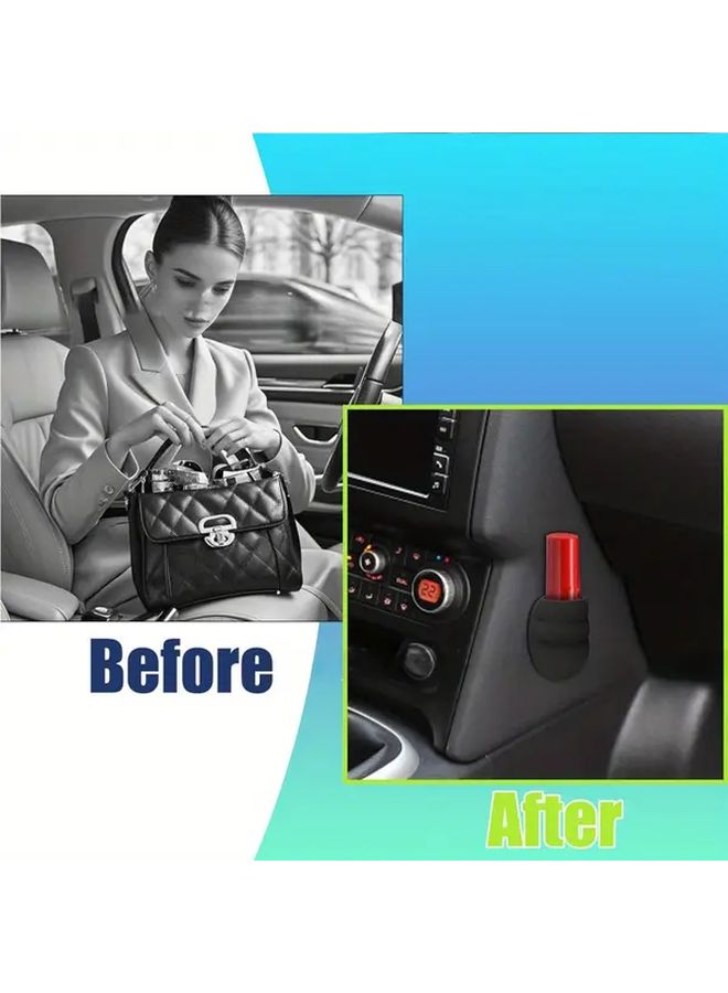 2pcs White Silicone Car Desk Organizer Tray For Lipstick Pens Cables - Image 4