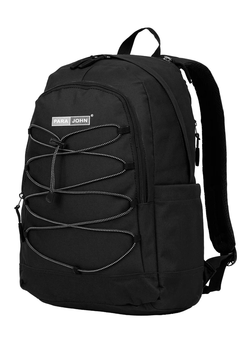 بارا جون Parajohn 19 Inch School Backpack for Boys & Girls – Lightweight Water-Resistant School Bag with Spacious Compartments, Side Pockets & Comfortable Shoulder Straps-Black