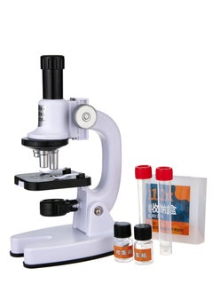 Generic COOLBABY Children's HD 1200x Microscope Toy Set Scientific Experiment Toy Educational Gift for Primary and Secondary School Students  - Image 1