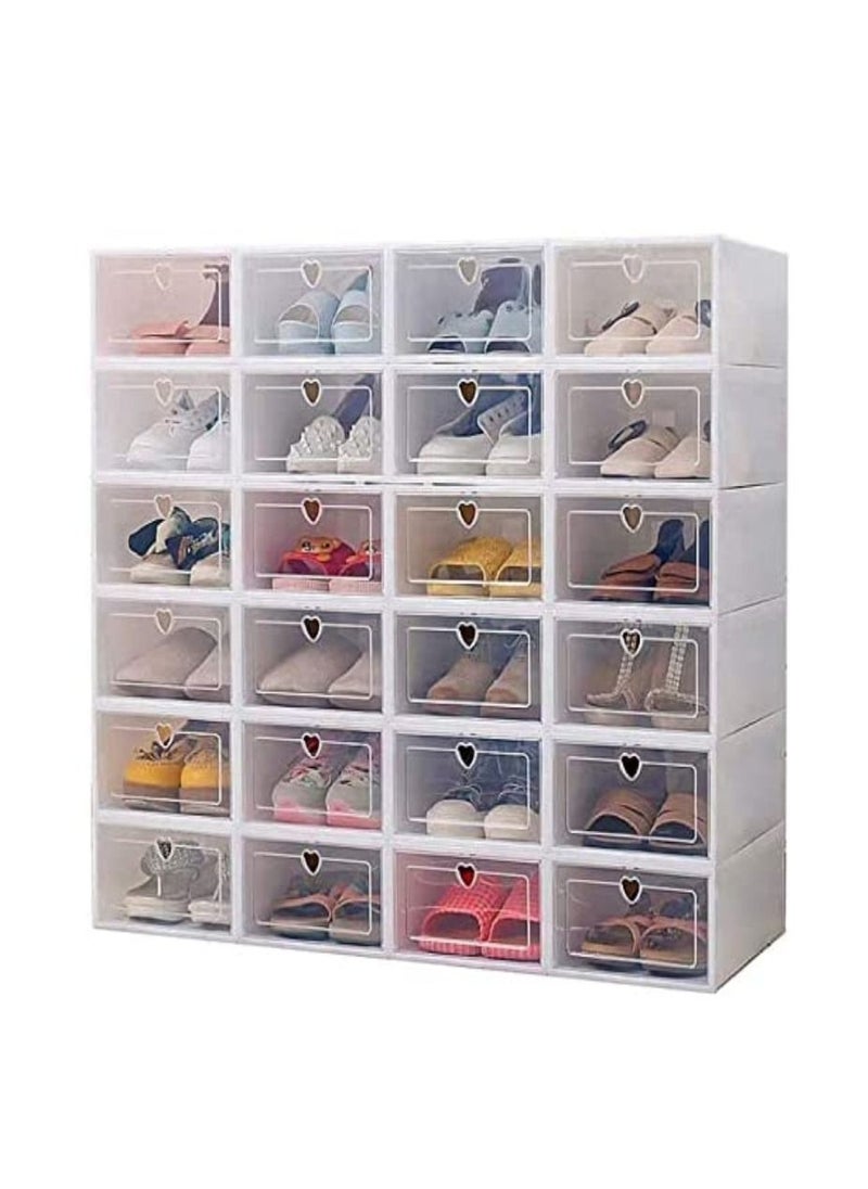 Cool Baby - COOLBABY 24PS Storage Box Shoe Box Transparent YLY010 - Image 1