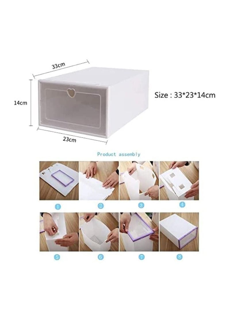 Cool Baby - COOLBABY 24PS Storage Box Shoe Box Transparent YLY010 - Image 1