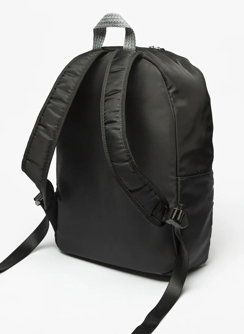 لي كوبر Logo Print Backpack with Adjustable Straps