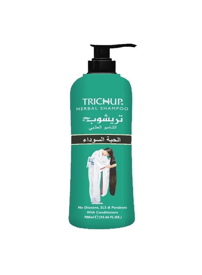 TRICHUP Herbal Hair Shampoo Black Seed 700 Ml - Image 1