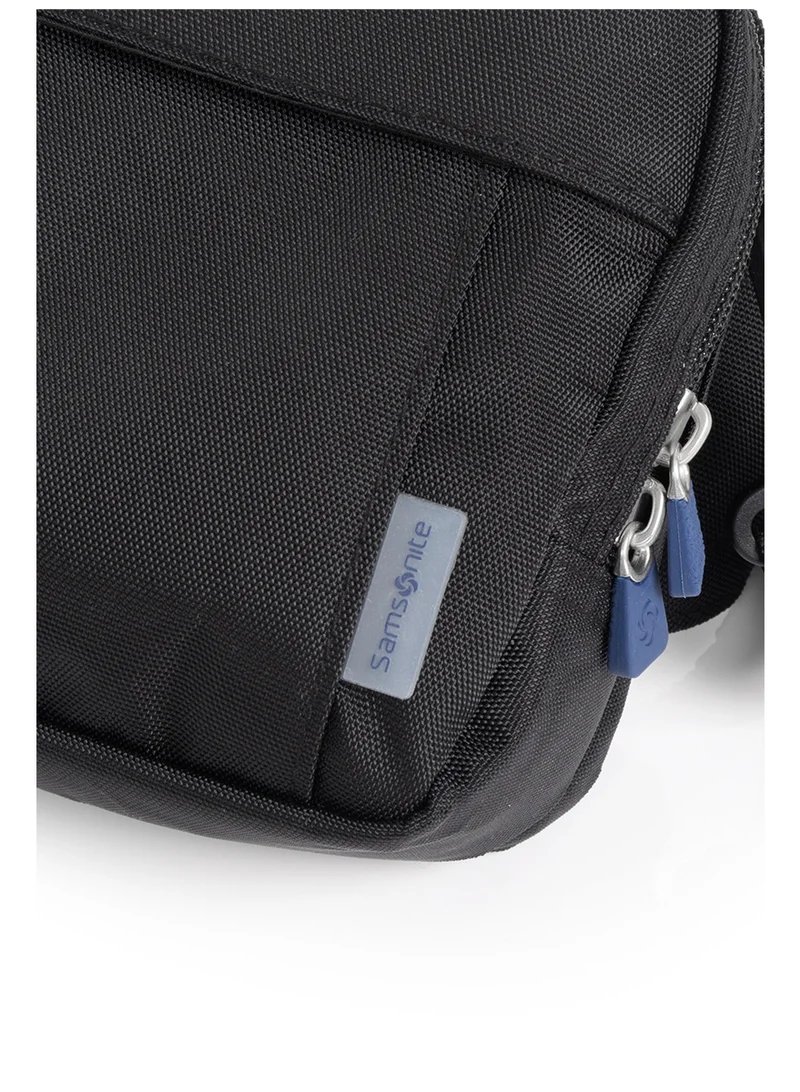 Samsonite  Shoulder / Waist Bag RFID Protection 100% Polyester, Black|RFID Protection|RPET|Adjustable Strap  | Best Price UAE