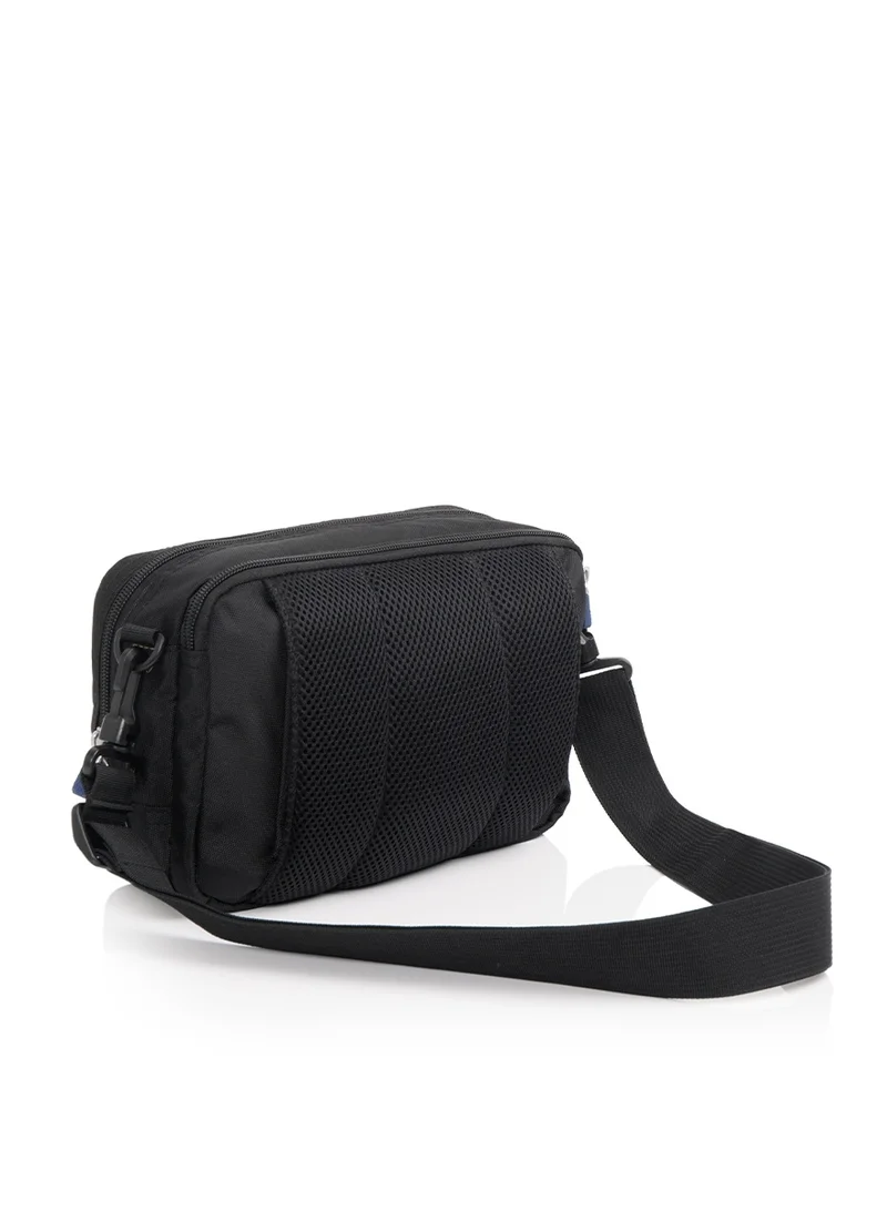 Samsonite  Shoulder / Waist Bag RFID Protection 100% Polyester, Black|RFID Protection|RPET|Adjustable Strap  | Best Price UAE