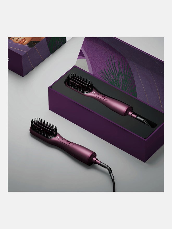 United فرشاة شعر مستقيم 3 في 1 من يونايتد، 3 إعدادات حرارة، فرشاة مضادة للحروق - Image 5