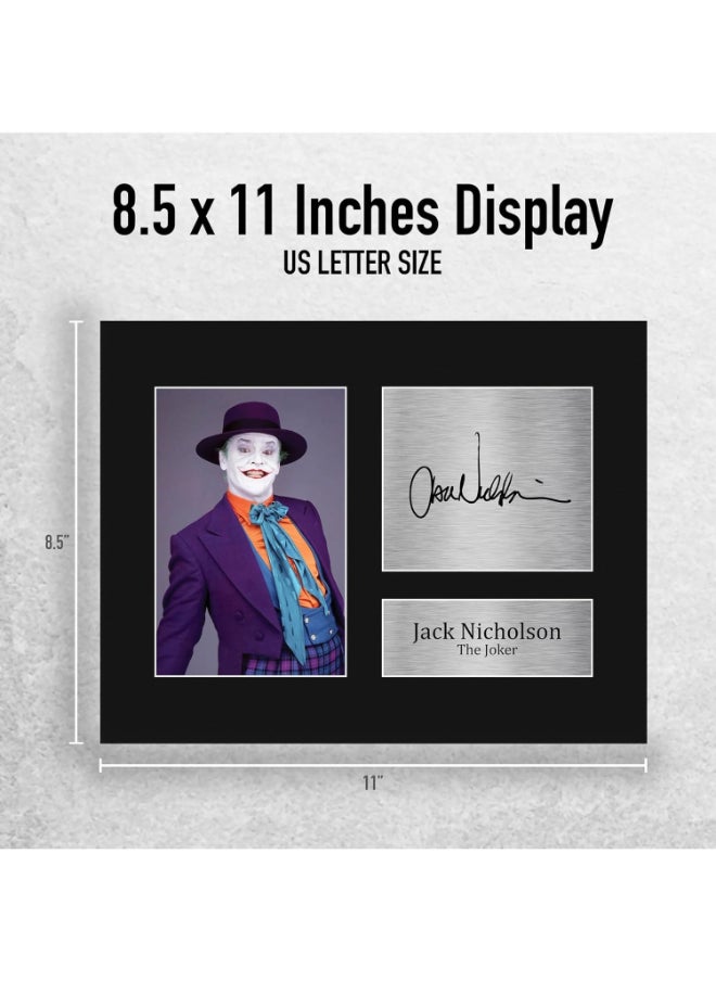 HWC Trading HWC Trading Jack Nicholson Gifts Signed Printed Autograph The Joker Batman Print Photo Picture Display  - Image 2