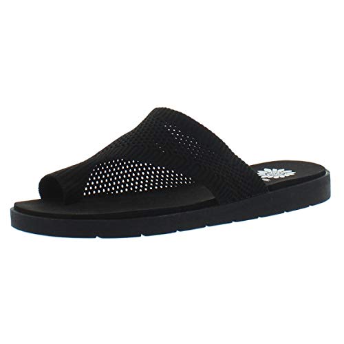 Yellow Box Women's Feeza Slipper, Black, 9 - Image 1