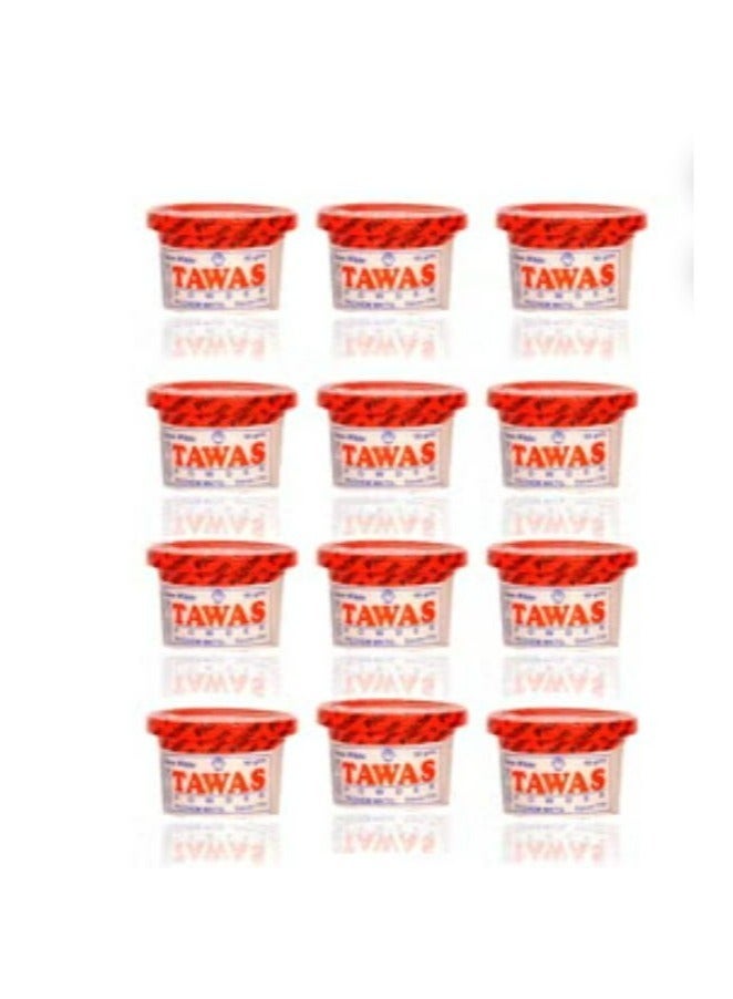 Snow White Tawas Deodorant Powder 6 Pieces 50g